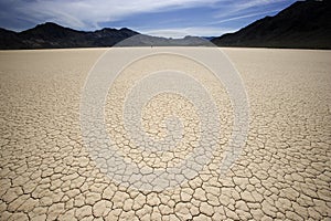 Death Valley Race Track Ã¢â¬â Playa Horizontal photo